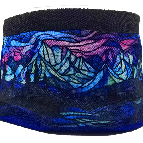 Glass Mountains Collapsible Bowl